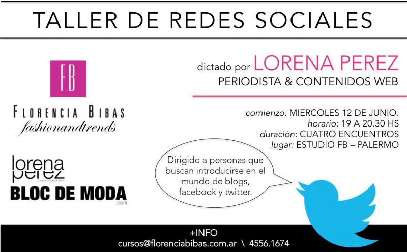 Taller de Redes Sociales- fan page, twitter y blogs, como usarlos.